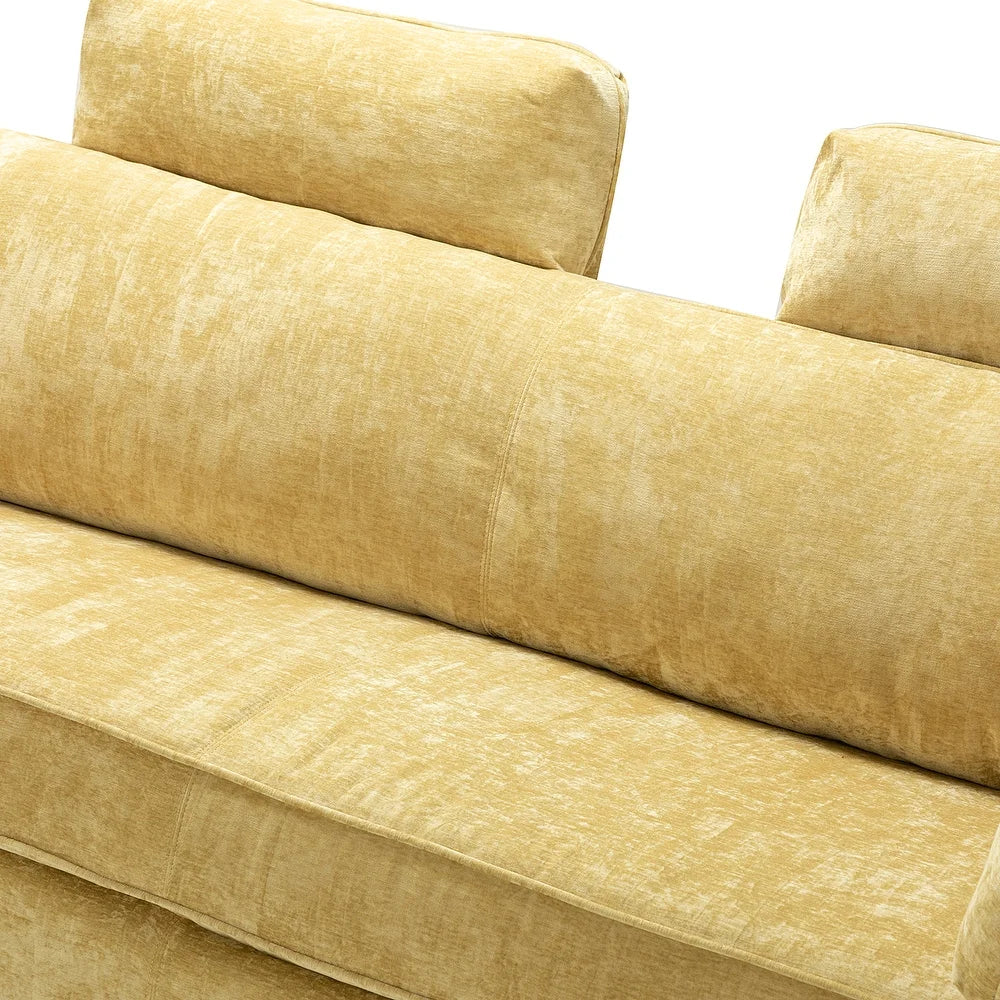 Carmina Comfy 75" Sofa with Headrests
