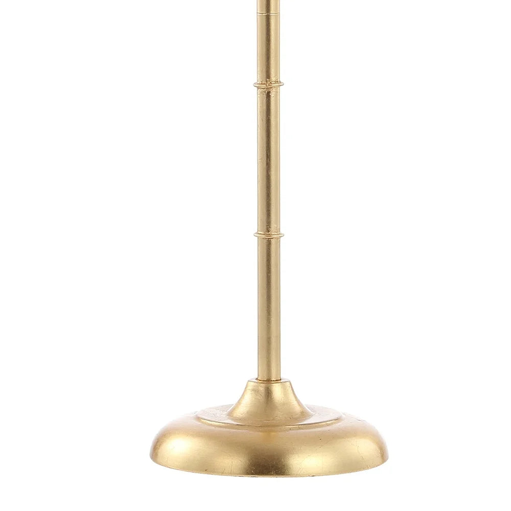 Joyce 31" 2-Light Library Metal LED Table Lamp, Gold Leaf