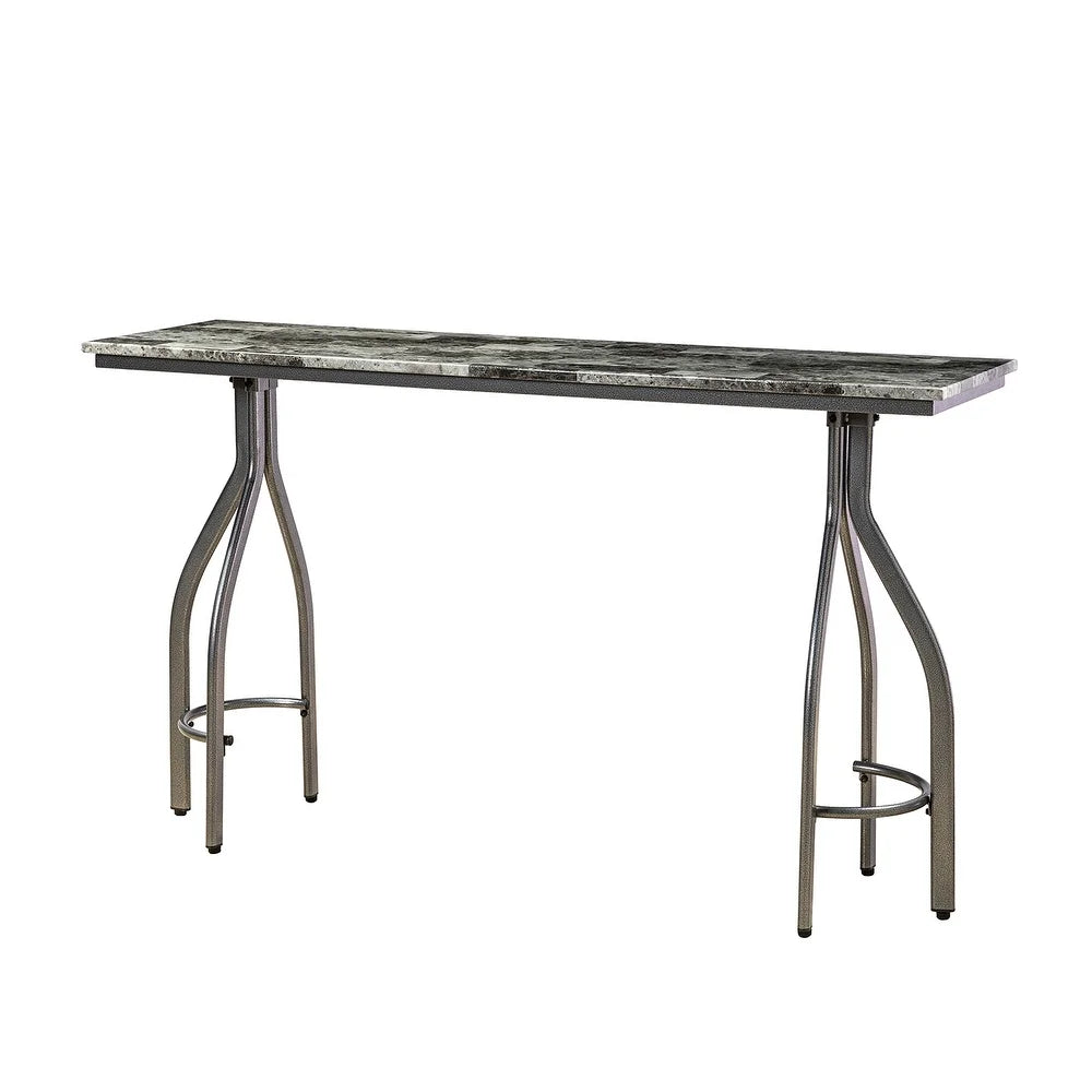 Juan Contemporary 3 Piece Dining Room Set with Metal Legs