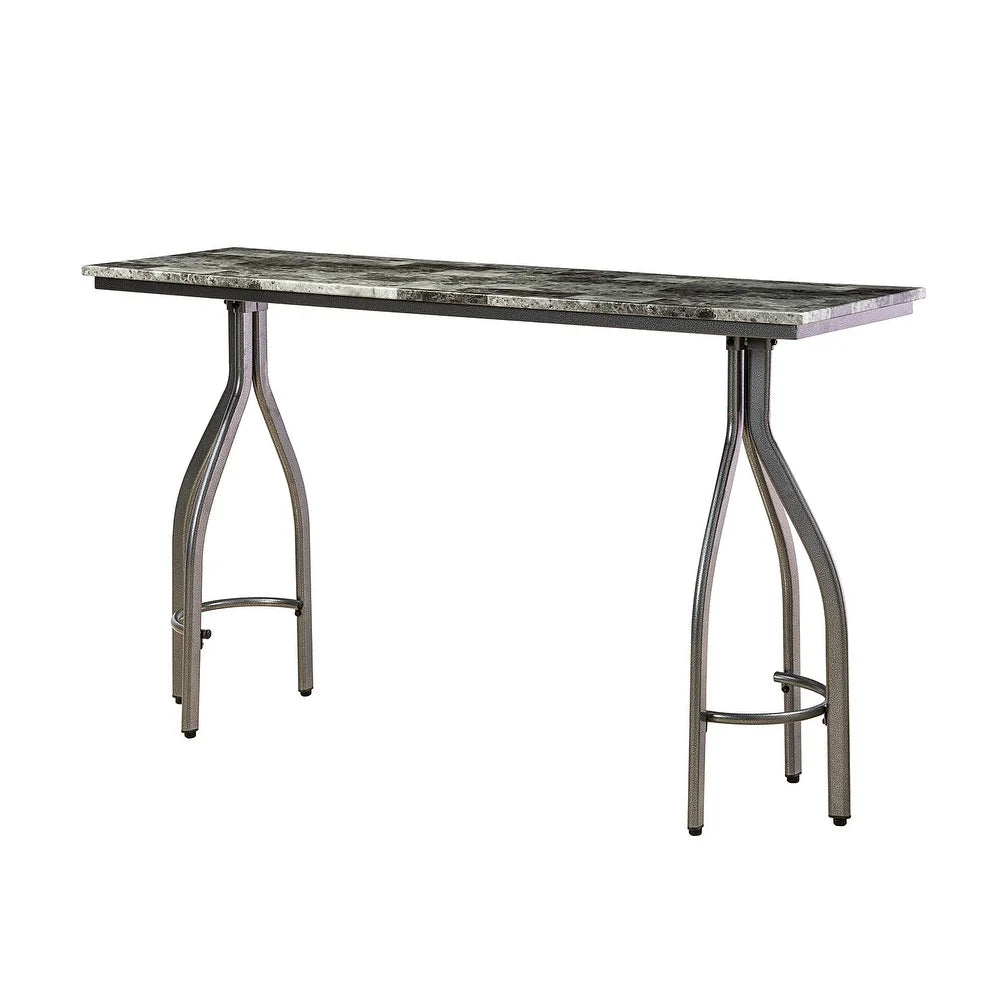 Juan Contemporary 3 Piece Dining Room Set with Metal Legs