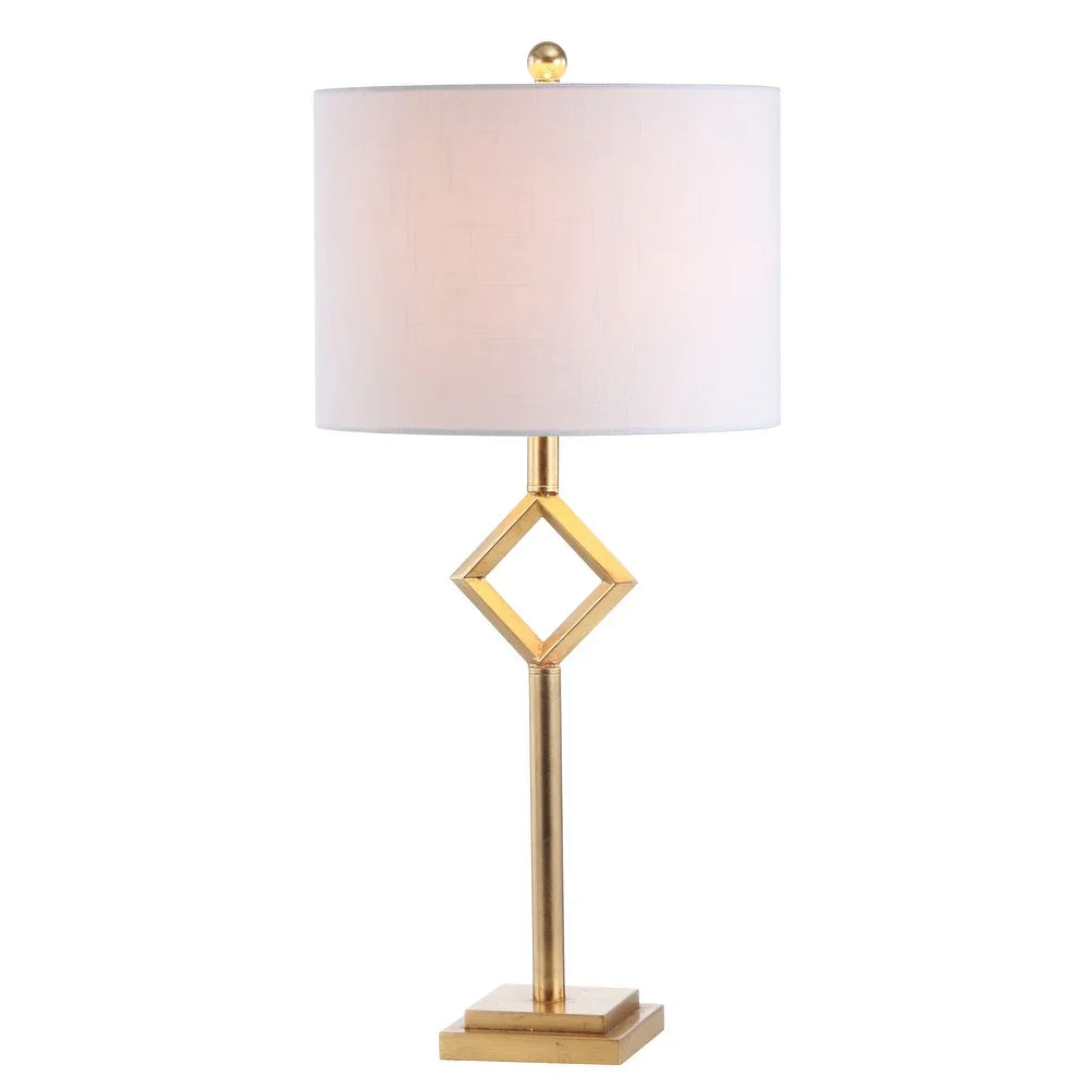 Juno 30.75" Metal/Resin LED Table Lamp, Gold Leaf