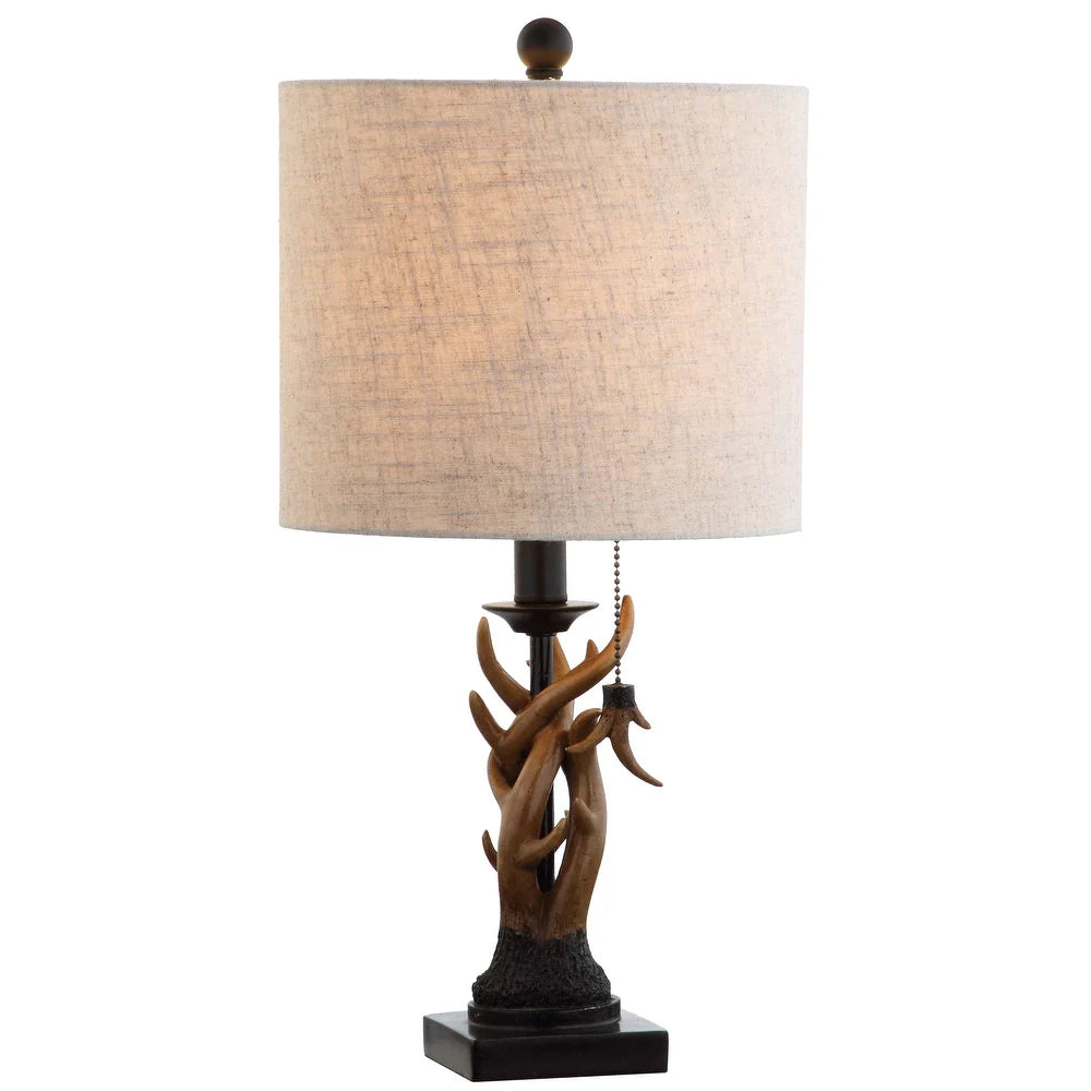 Kamille 20.5" Resin Mini LED Table Lamp, Brown