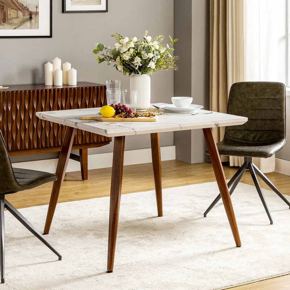 Kandy Dining Table with Marble Pattern