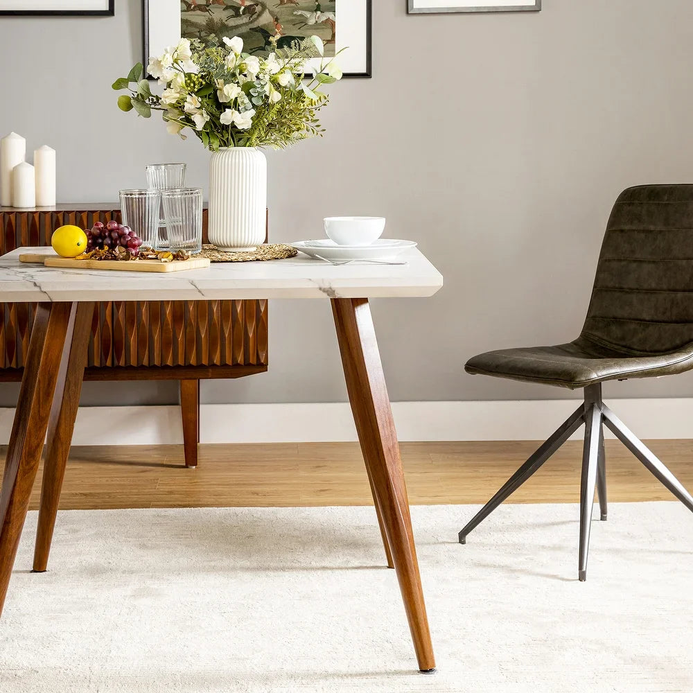 Kandy Dining Table with Marble Pattern