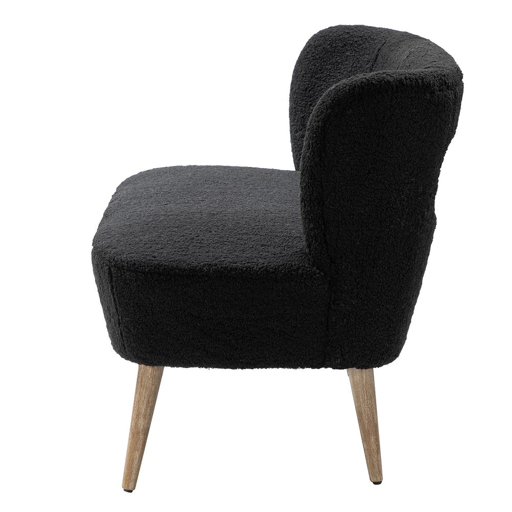 Kanesh Lambskin Sherpa Wooden Base Loveseat