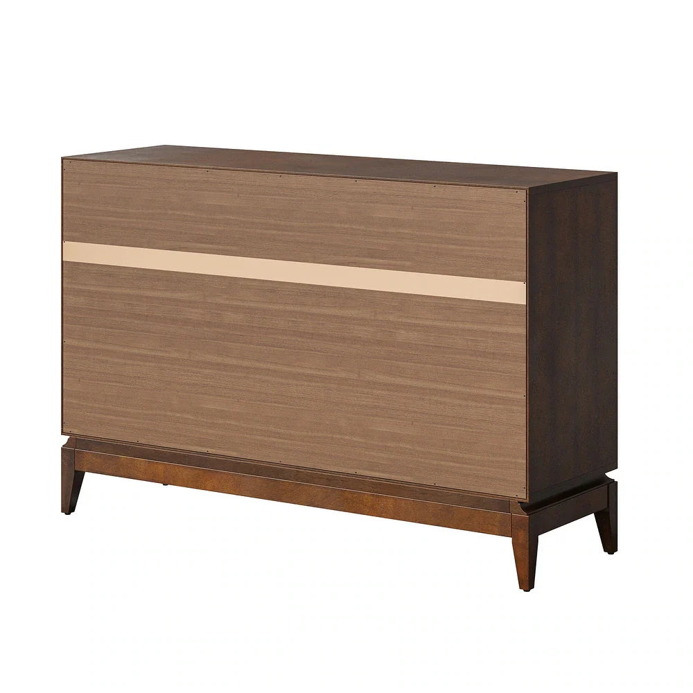 Kaspar 54" Wide 7 Drawer Dresser with Ring Decorative Hardware