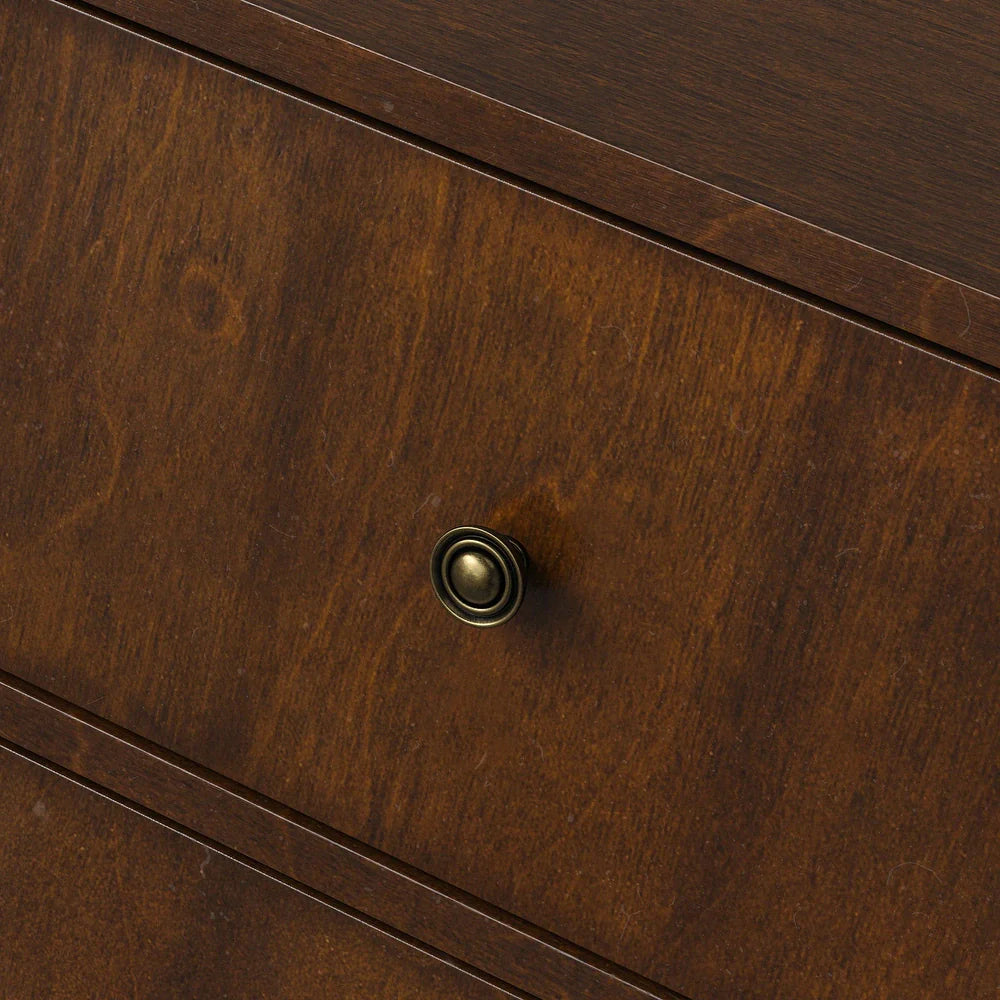 Kaspar 54" Wide 7 Drawer Dresser with Ring Decorative Hardware