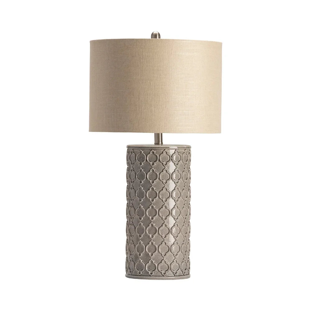 Kincaid Grey 30-inch Table Lamp - 30"H x 16"Rnd