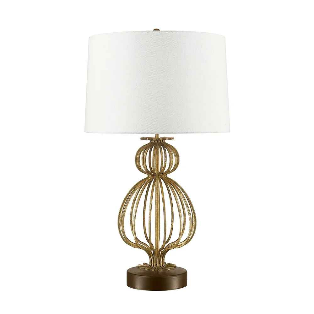 Lafitte Distressed Gold Buffet Table Lamp By Lucas McKearn