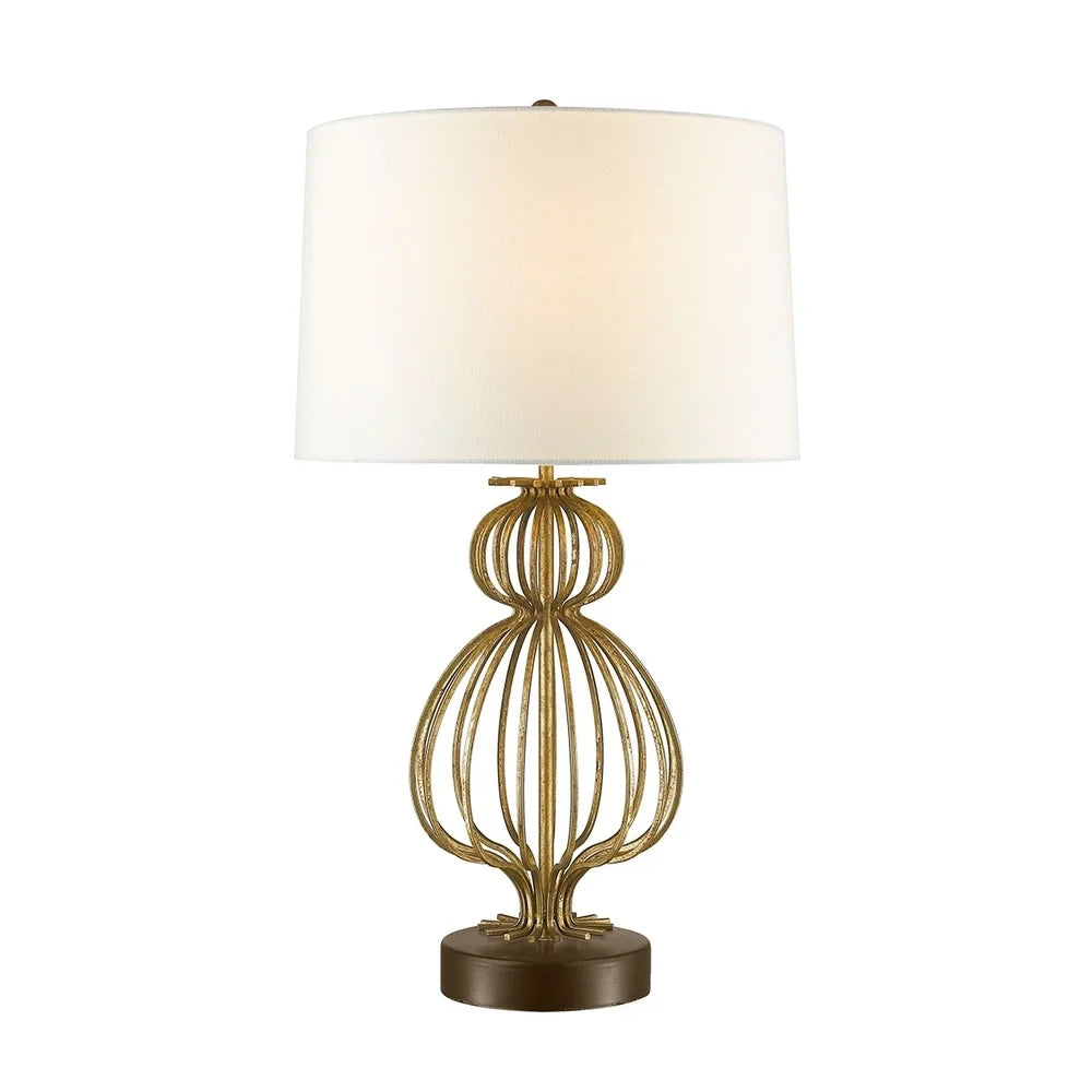 Lafitte Distressed Gold Buffet Table Lamp By Lucas McKearn