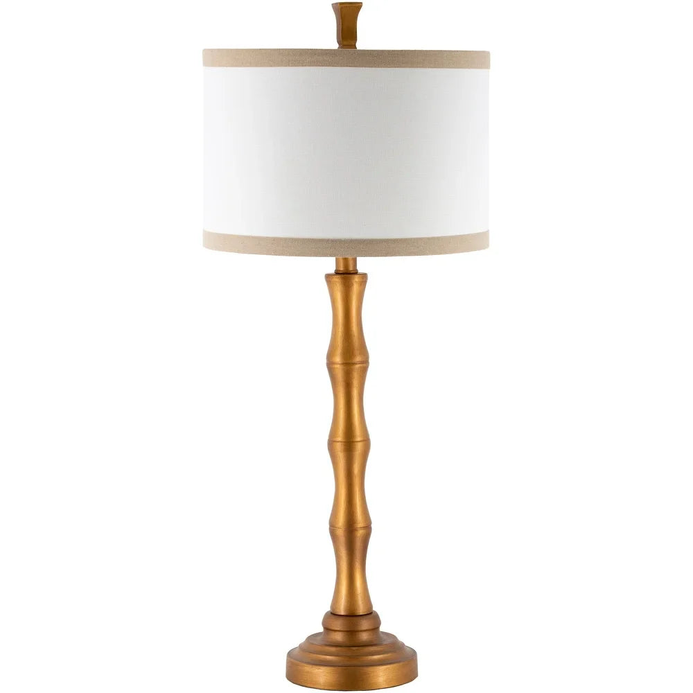 Laine Golden Pillar 31.5-inch Table Lamp - 31.5"H x 13"W x 13"D