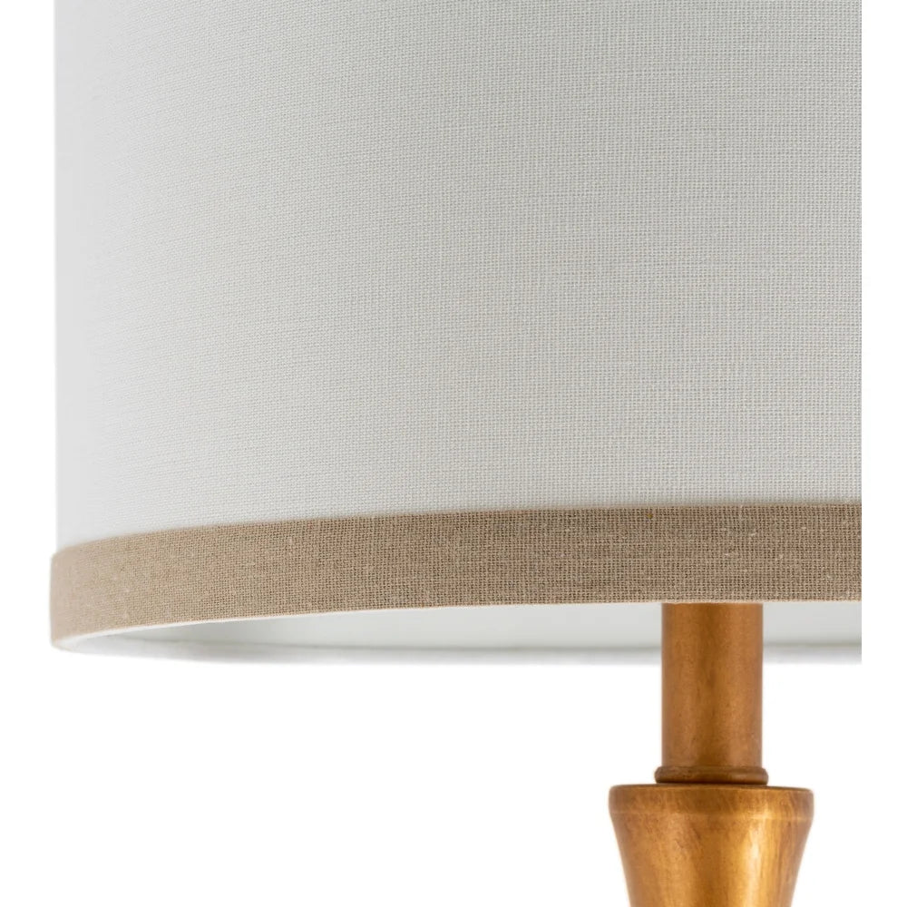 Laine Golden Pillar 31.5-inch Table Lamp - 31.5"H x 13"W x 13"D