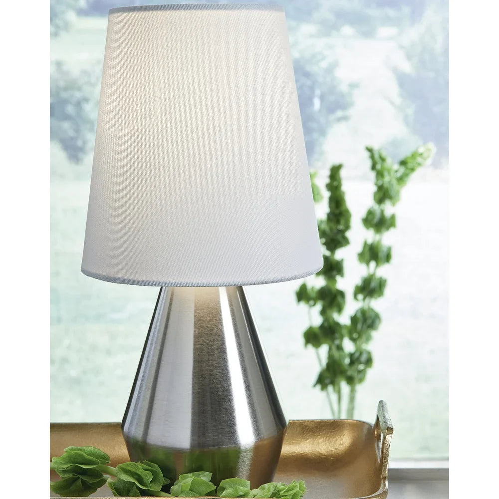 Lanry Metal Table Lamp - 7"W x 7"D x 15"H