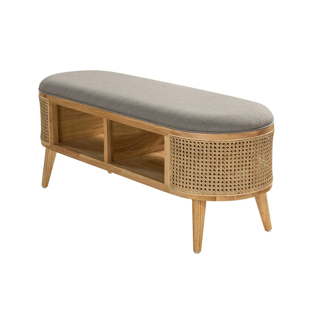 Lavinia Multifunctional Bedroom Bench with Solid Wood Legs