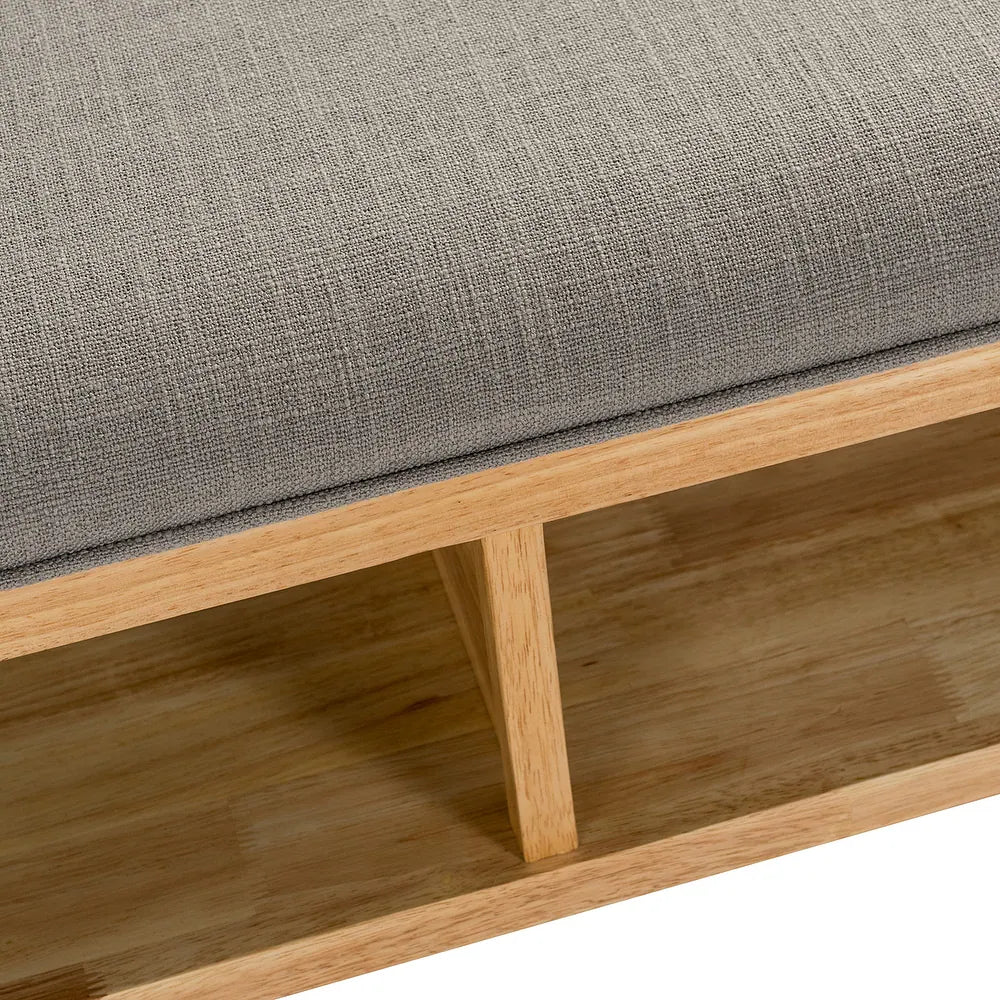 Lavinia Multifunctional Bedroom Bench with Solid Wood Legs