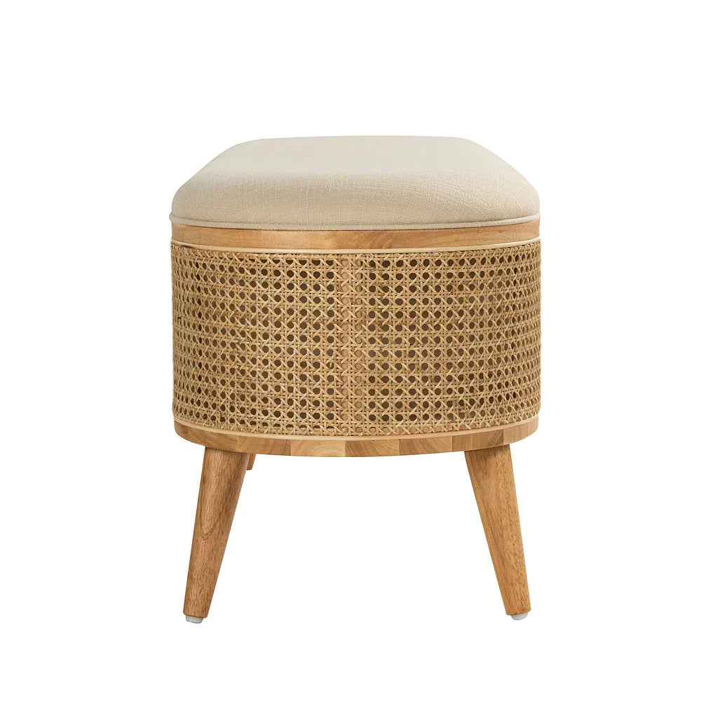Lavinia Multifunctional Bedroom Bench with Solid Wood Legs
