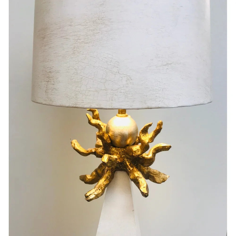 Leda Flambeau Buffet Neutral Table Lamp By Lucas McKearn