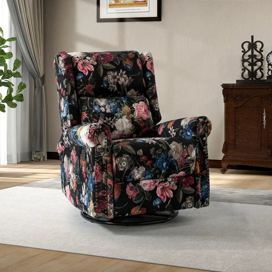 Leopold Transitional Multifunctional Nursery Chair with Swivel Base