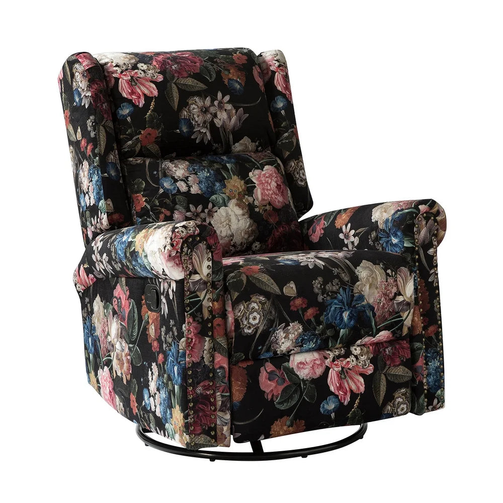 Leopold Transitional Multifunctional Nursery Chair with Swivel Base