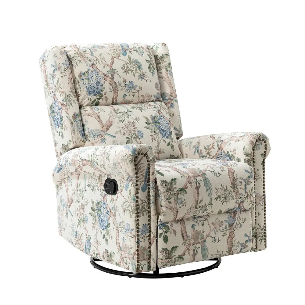 Leopold Transitional Multifunctional Nursery Chair with Swivel Base