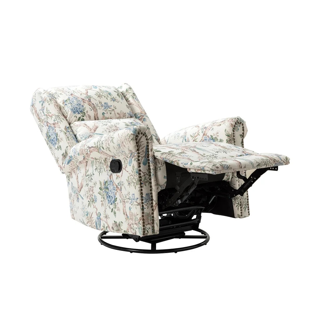 Leopold Transitional Multifunctional Nursery Chair with Swivel Base