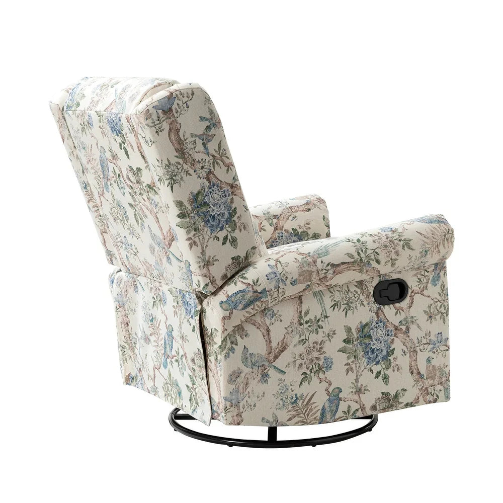 Leopold Transitional Multifunctional Nursery Chair with Swivel Base