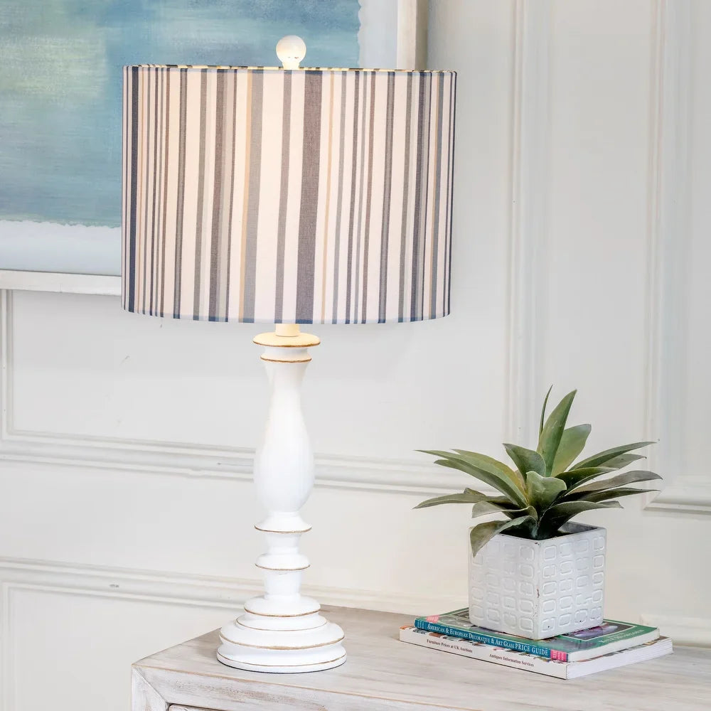 Maribelle Multi Stripe Table Lamp - 14 x 14 x 26.75