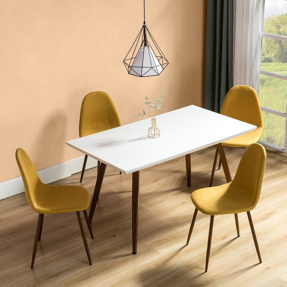 Dahsh 5 Pcs Dining Set,with Rectangle Table and Chairs