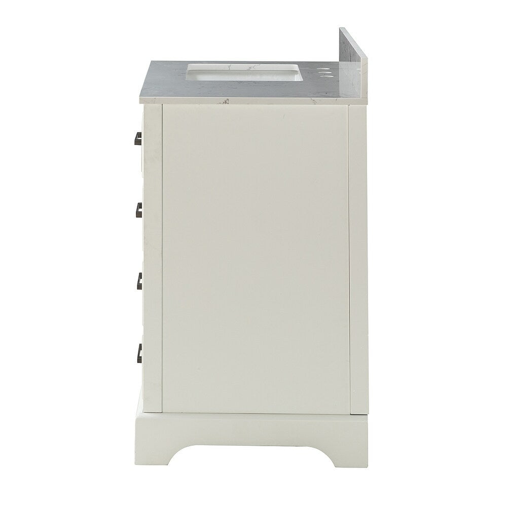 Martino 36" Single Bathroom Vanity Set with Integrated Ceramic Sink