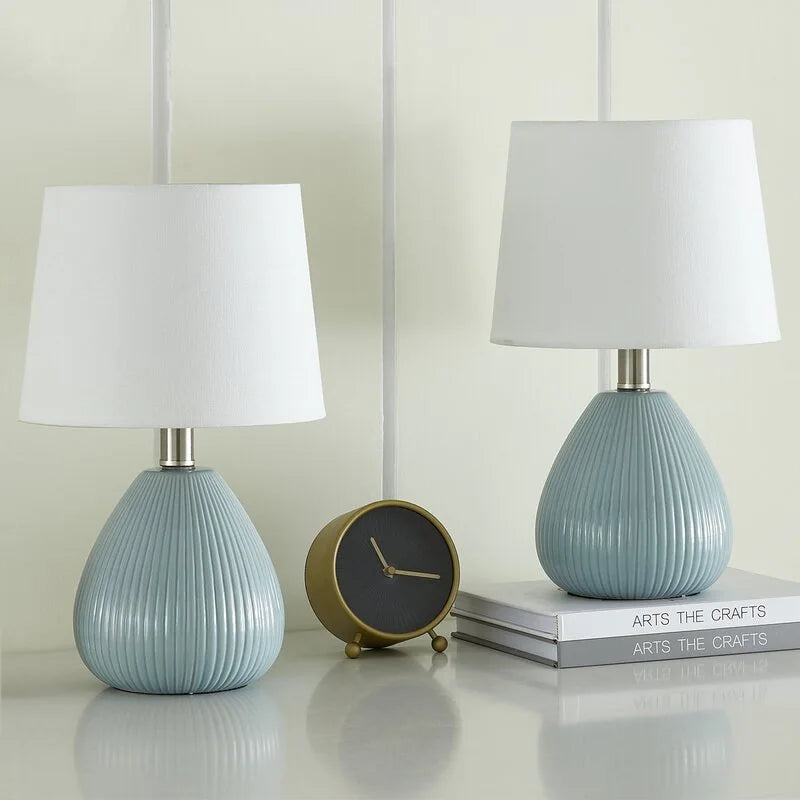 Maxax 15.5"Ceramic Table Lamp Set (Set of 2)