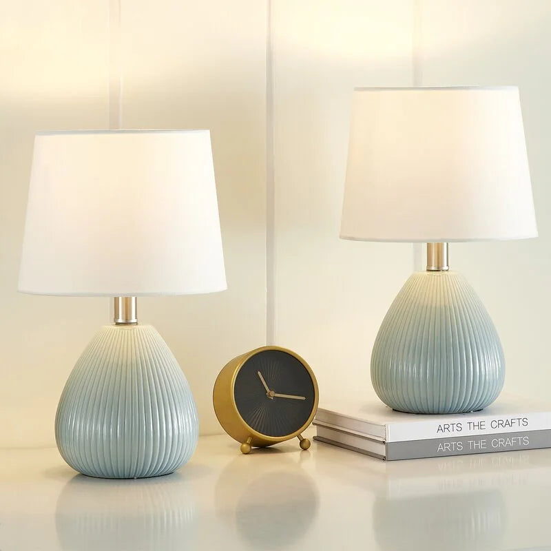 Maxax 15.5"Ceramic Table Lamp Set (Set of 2)