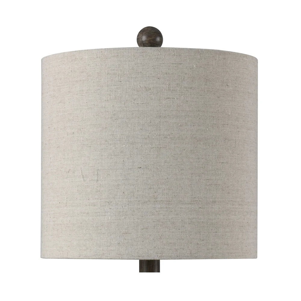 StyleCraft Maze Bokava and Garrison Gray Table Lamp - Gray Shade