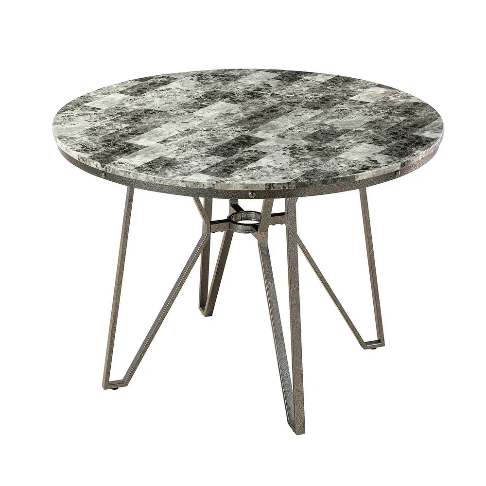 Miren Contemporary Dining Room Set with Metal Legs