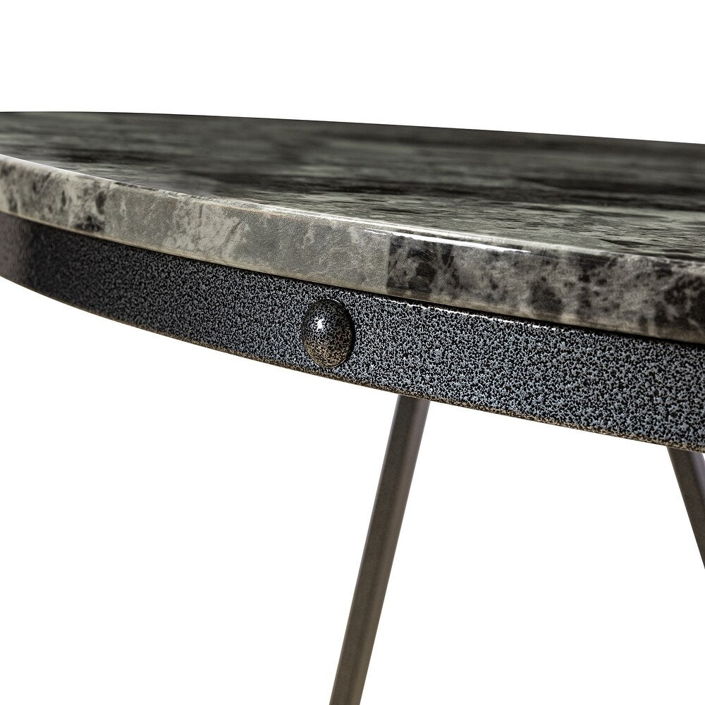 Miren Contemporary Dining Room Set with Metal Legs