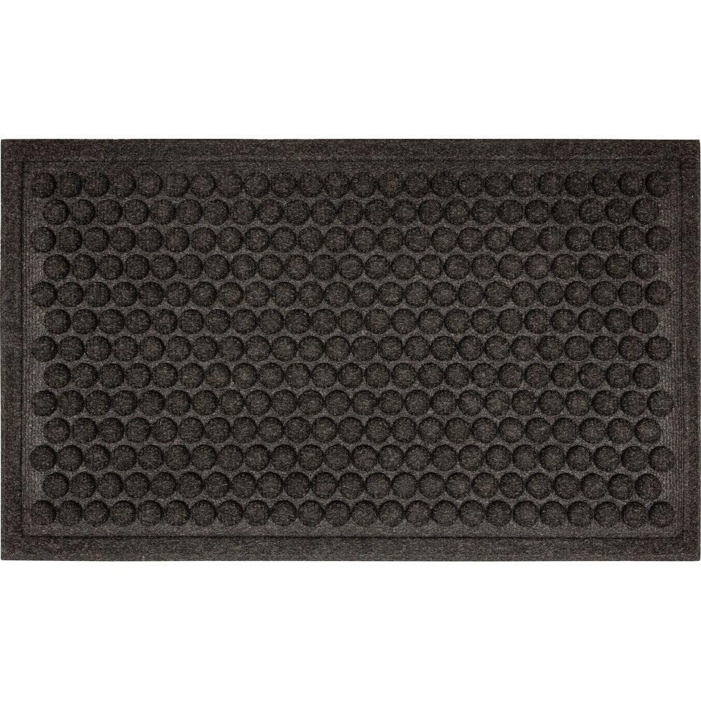 Home Impressions Dots Door Mat Charcoal