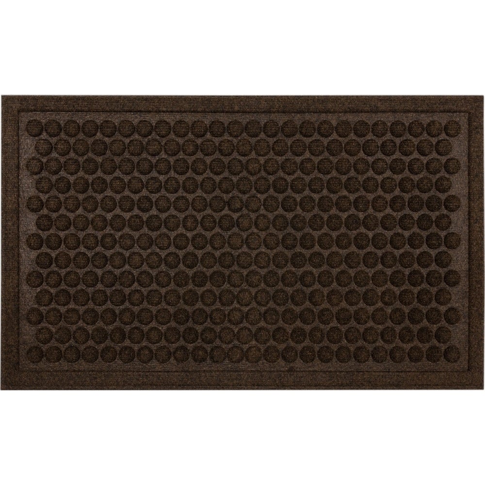 Home Impressions Dots Door Mat Chocolate