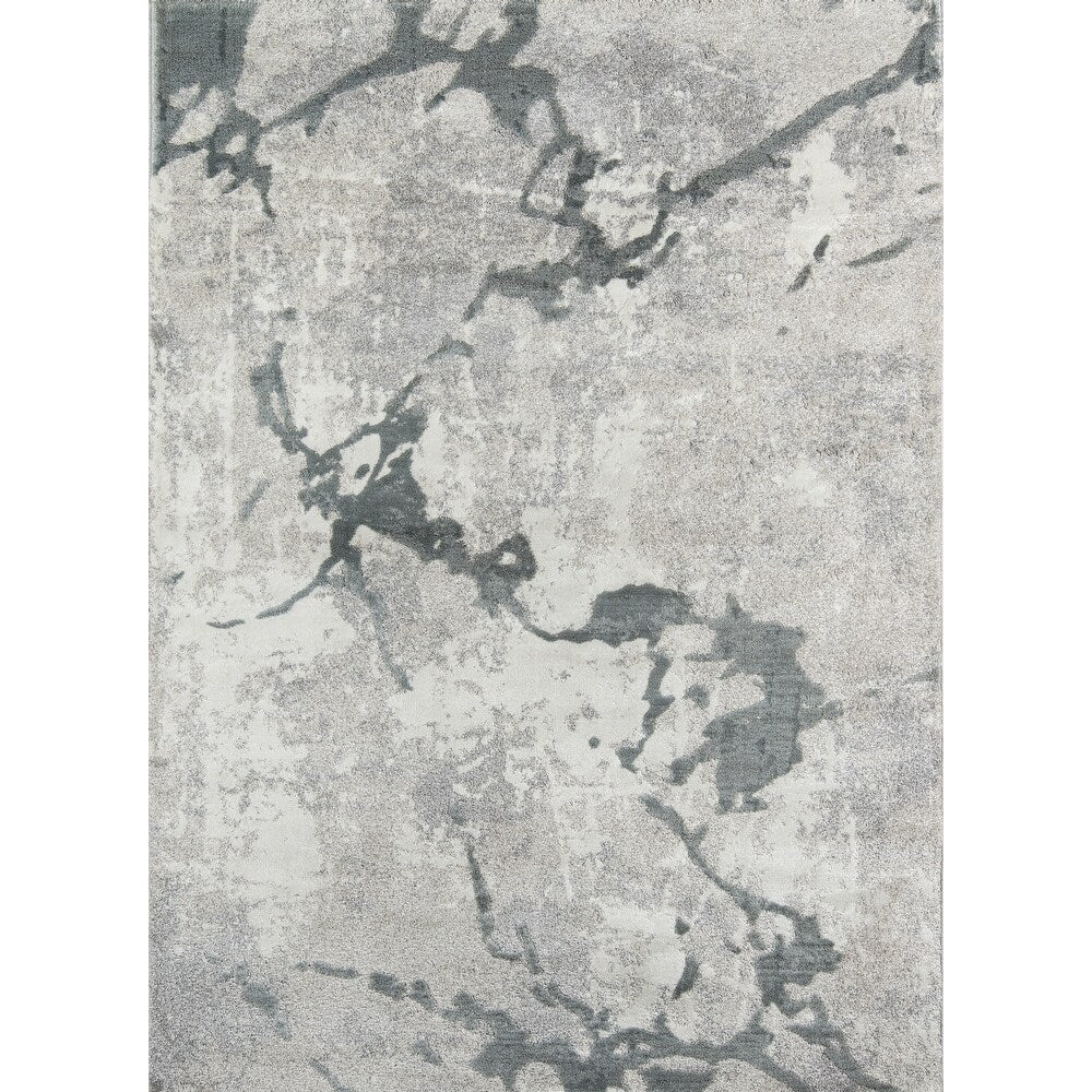 Matrix Polyester Blend Modern Abstract Soft Area Rug