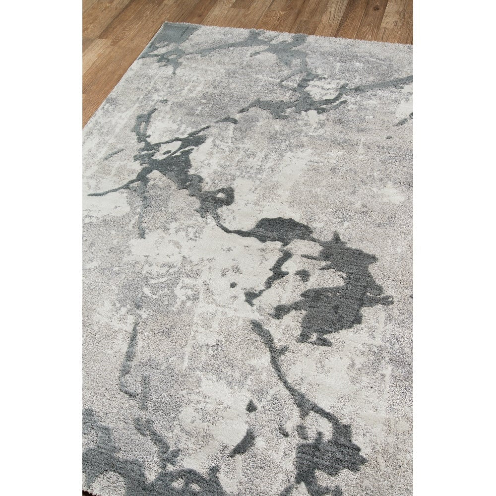 Matrix Polyester Blend Modern Abstract Soft Area Rug