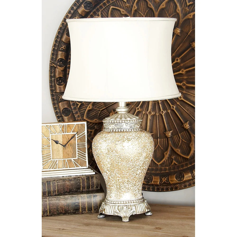 Glass Glam Table Lamp 30 x 18 x 11 - 18 x 11 x 30