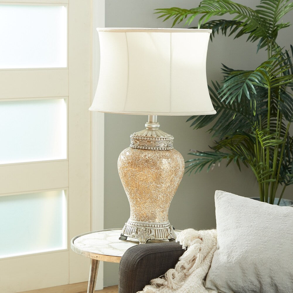 Glass Glam Table Lamp 30 x 18 x 11 - 18 x 11 x 30