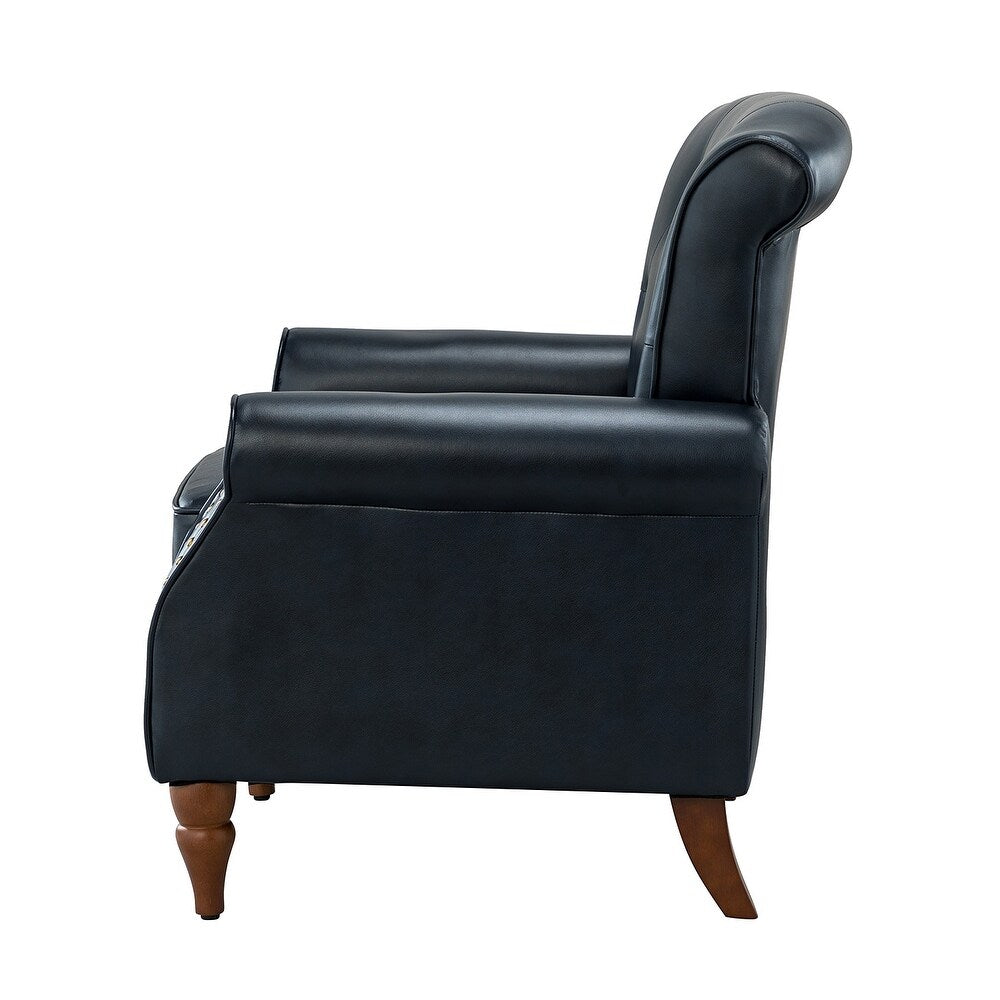 Indiges Upholstered Accent Armchair with Nailhead Trim