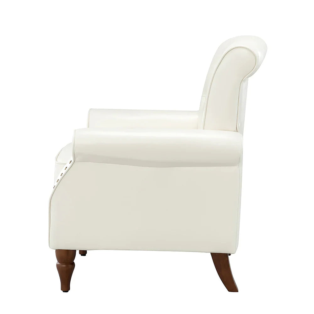 Indiges Upholstered Accent Armchair with Nailhead Trim