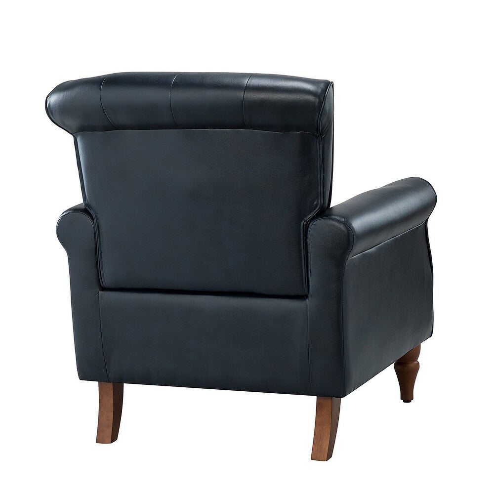 Indiges Upholstered Accent Armchair with Nailhead Trim