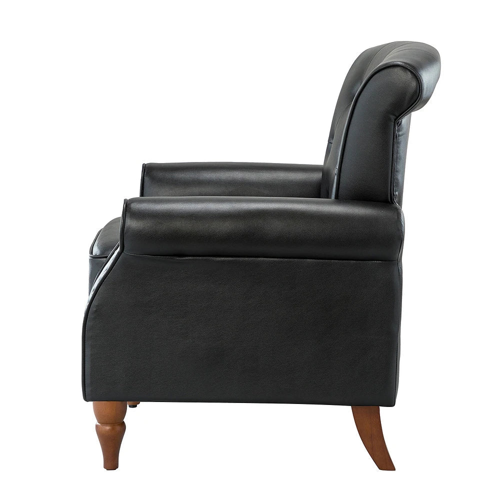 Indiges Upholstered Accent Armchair with Nailhead Trim