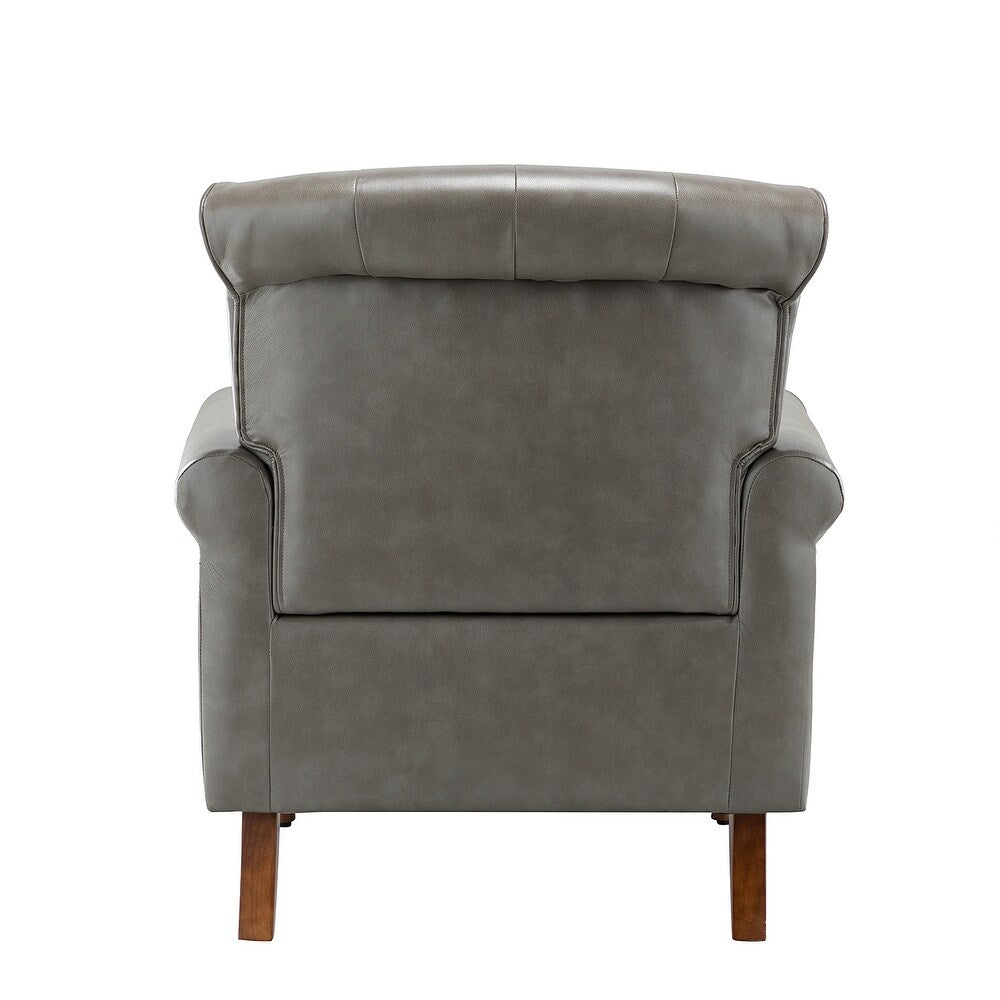 Indiges Upholstered Accent Armchair with Nailhead Trim