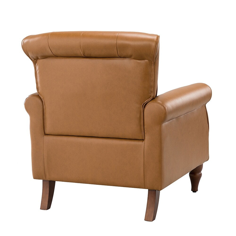 Indiges Upholstered Accent Armchair with Nailhead Trim