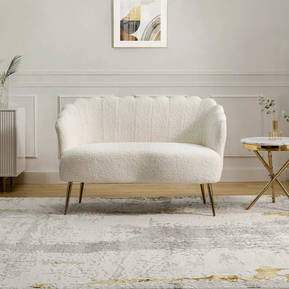 Ricardo 51.5"in.Loveseat with Channel Tufted Back