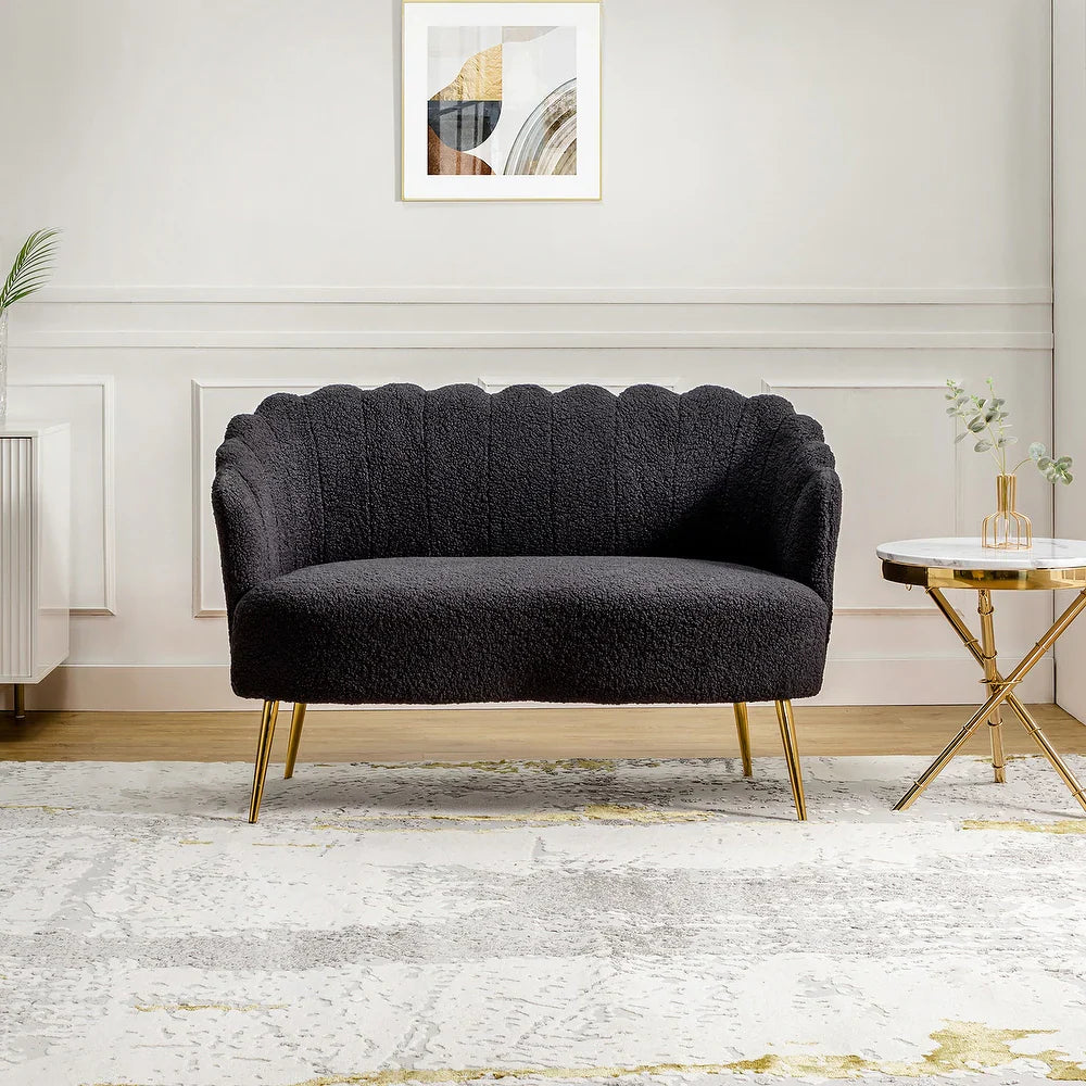 Ricardo 51.5"in.Loveseat with Channel Tufted Back