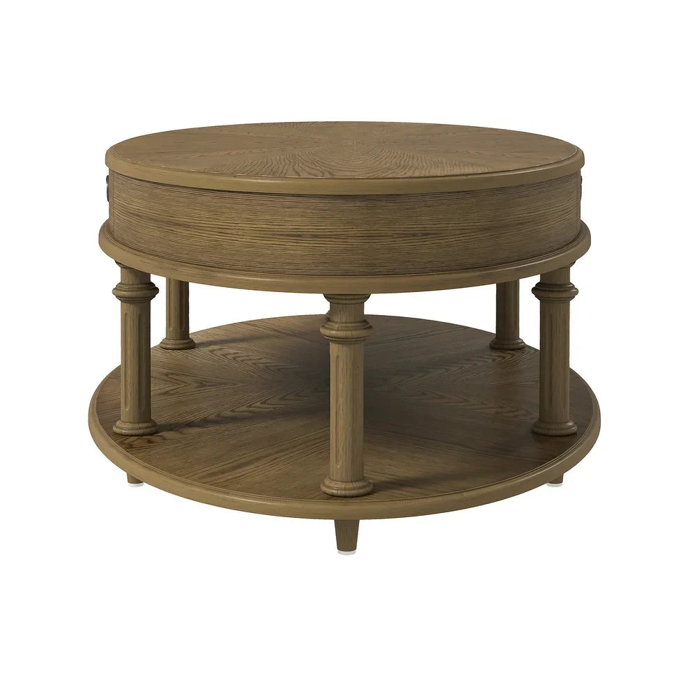 Neoptolemus Transitional Style Three Pieces Sets for Living Room and Bedroom with Storage Space