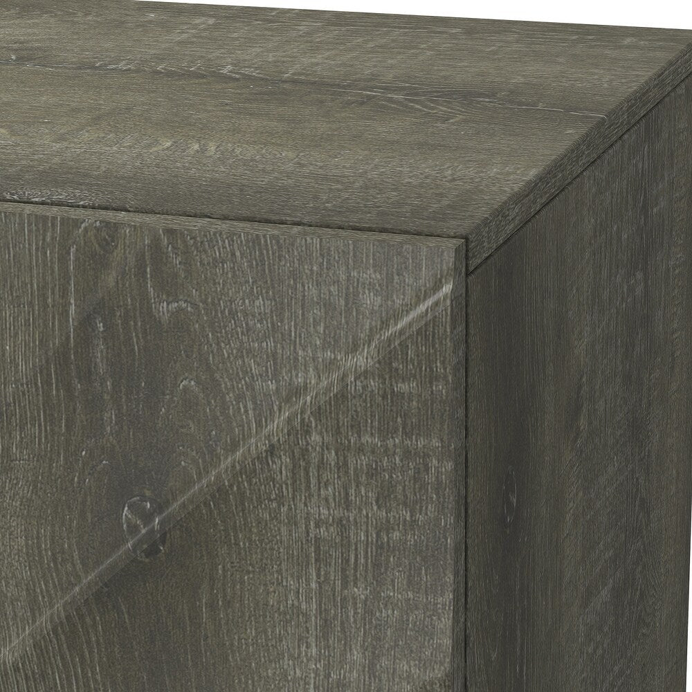 Oliver Contemporary Wooden 65" TV Stand with Carving Design